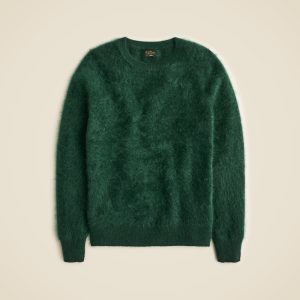 Men's brushed cashmere crewneck sweater