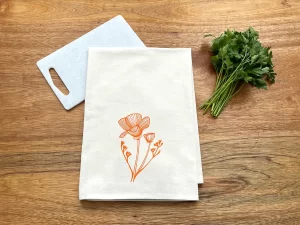 Poppy Dish Towel